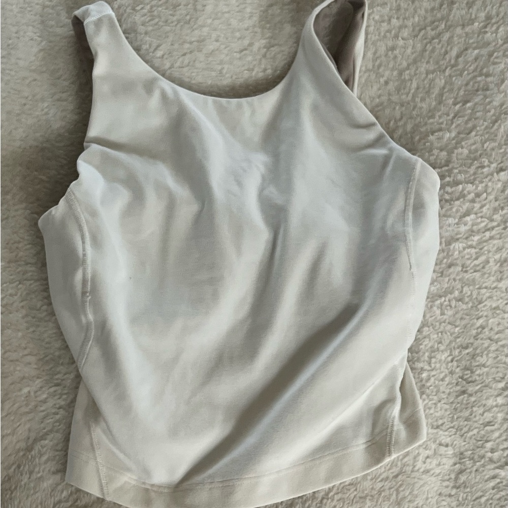 Lululemon White Align Tank Size 2